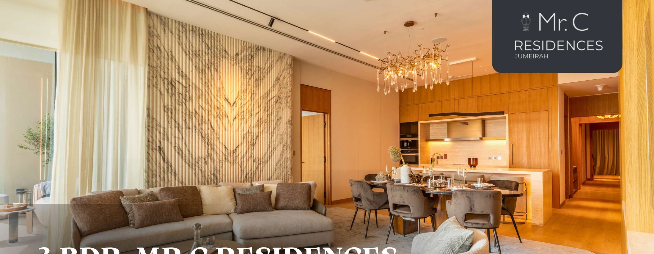 Mr. C Residences three-bedroom private-pool apartment
